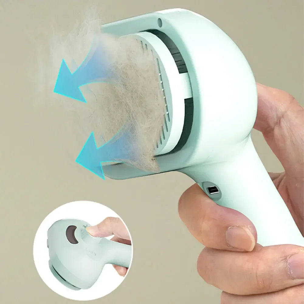 3-in-1 Pet Grooming Mist Brush
