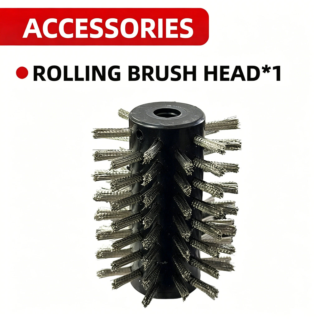 2000mAhCordless Electric BBQ Grill Cleaner Brush Rechargeable Grill Cleaning Tool With High-Power Motor Outdoor Kitchen Cleaning